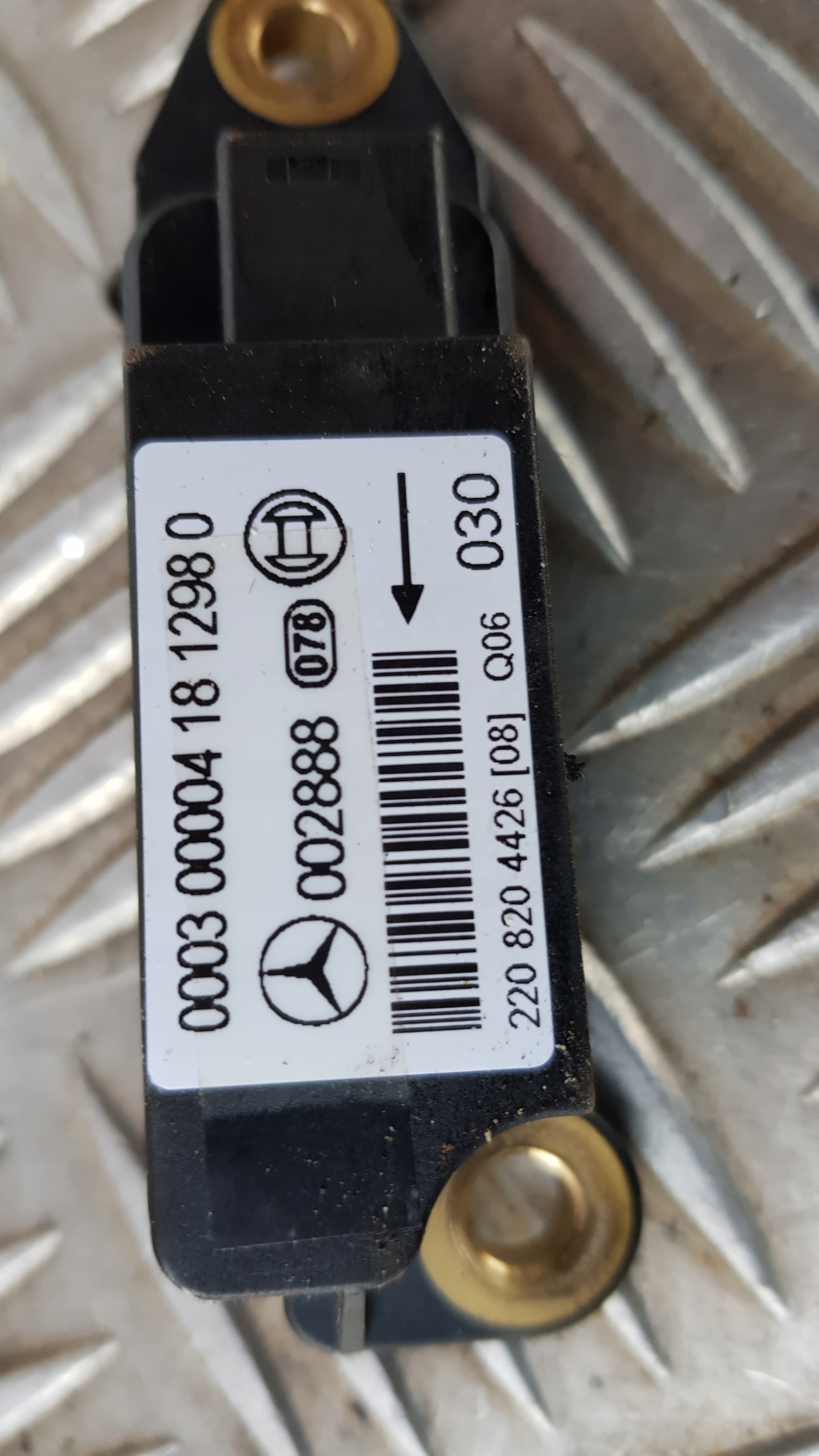 MERCEDES W220 modulo SENSOR d’urto 2208204426