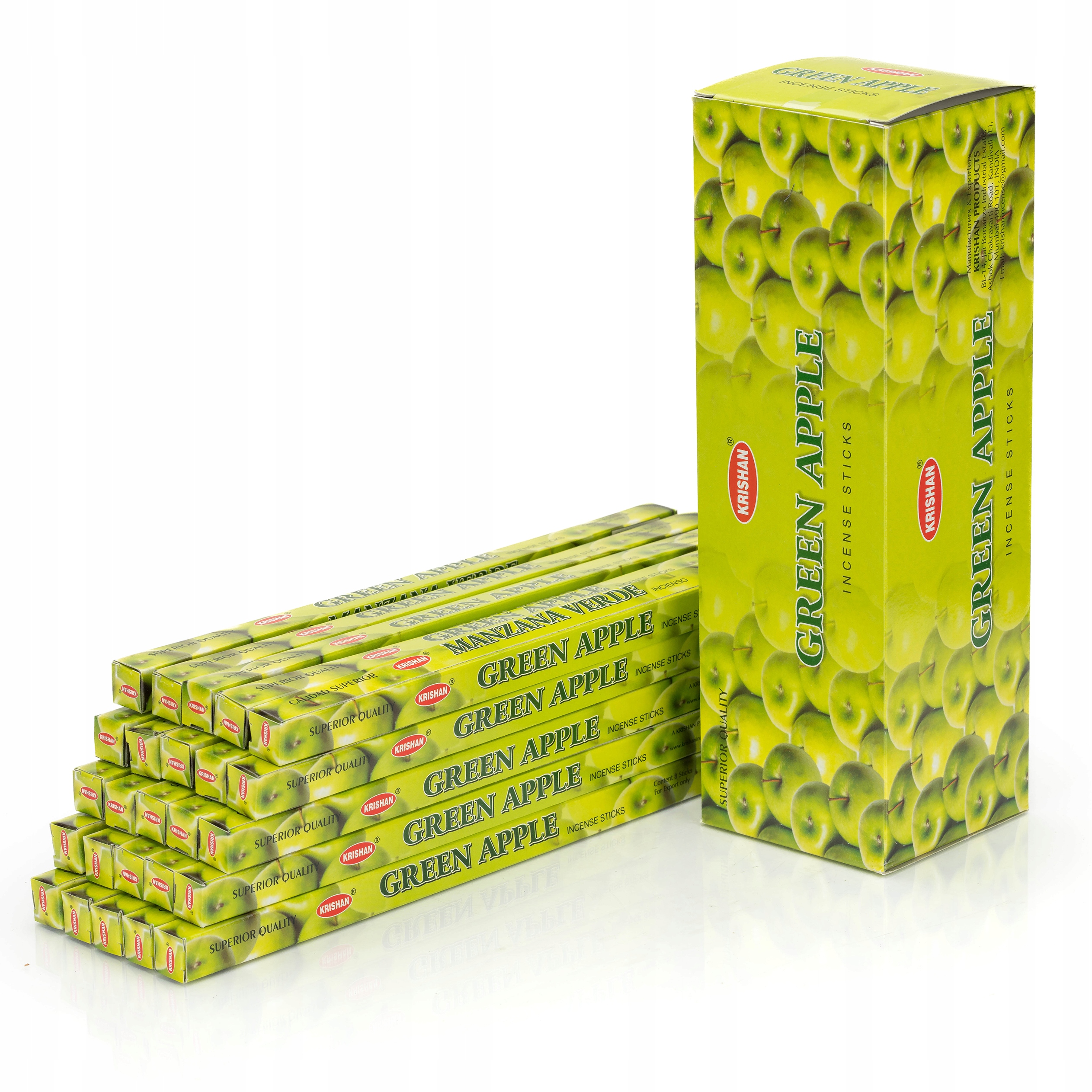 KADZIDEŁKA Zapachowe 200szt Zielone Jabłko