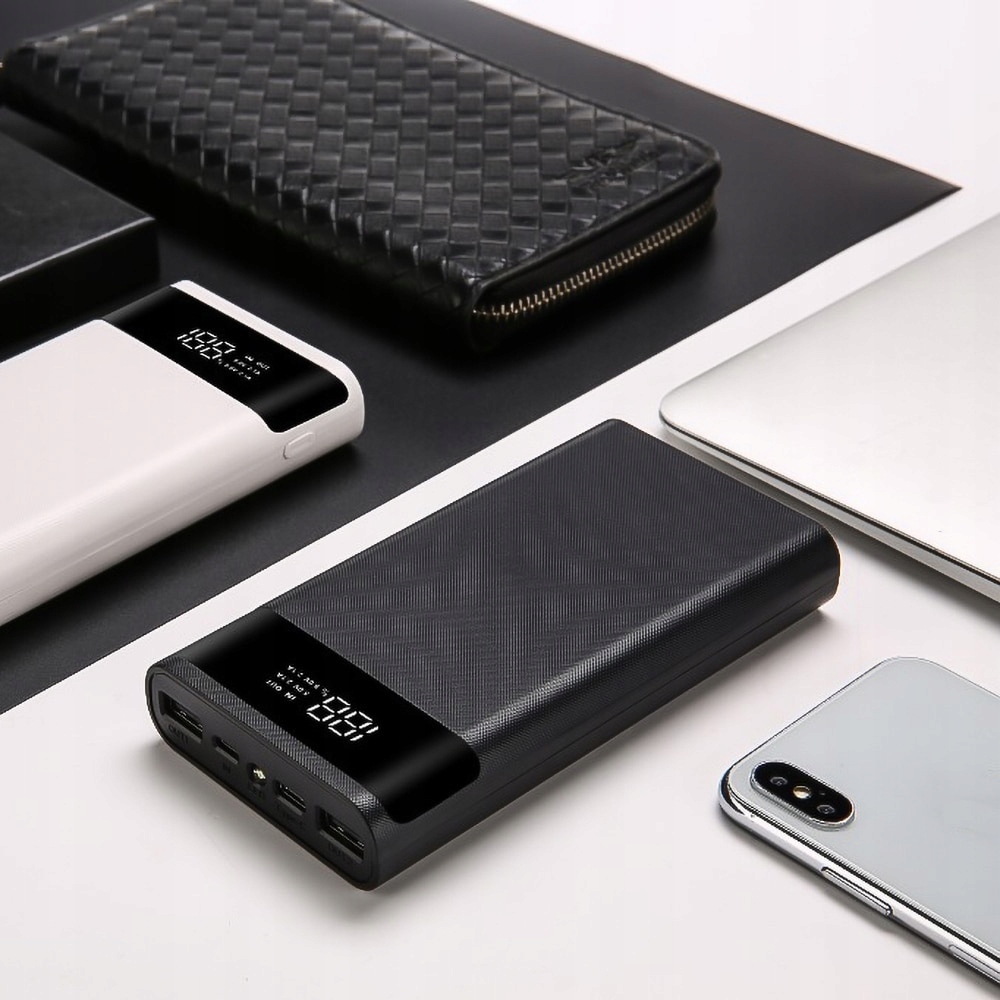 kebidumei Dual USB Micro USB Type C Power Bank Kod producenta 1251918230297