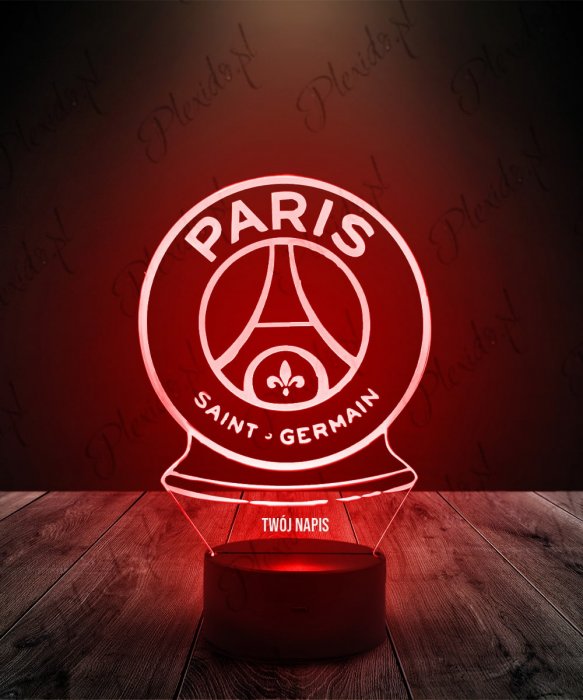 noční světlo Paris Saint-Germain PSG LED PLEXIDO za 447 Kč - Allegro
