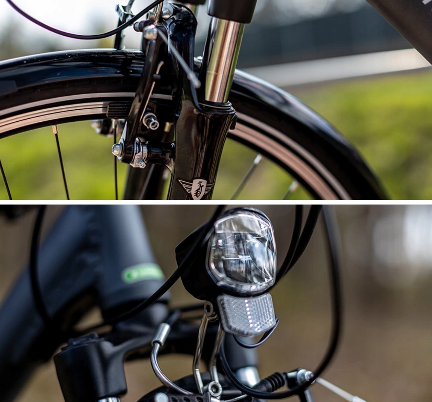 Elektryczny Rower Trekkingowy Męski 28 ALU Shimano Altus 21 biegów 250W Rozmiar ramy 19 cali