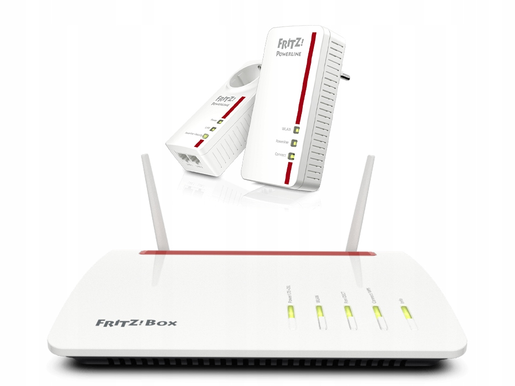 System Mesh WiFi FRITZBox 6890 LTE Powerline 1260E - Sklep, Opinie, Cena w