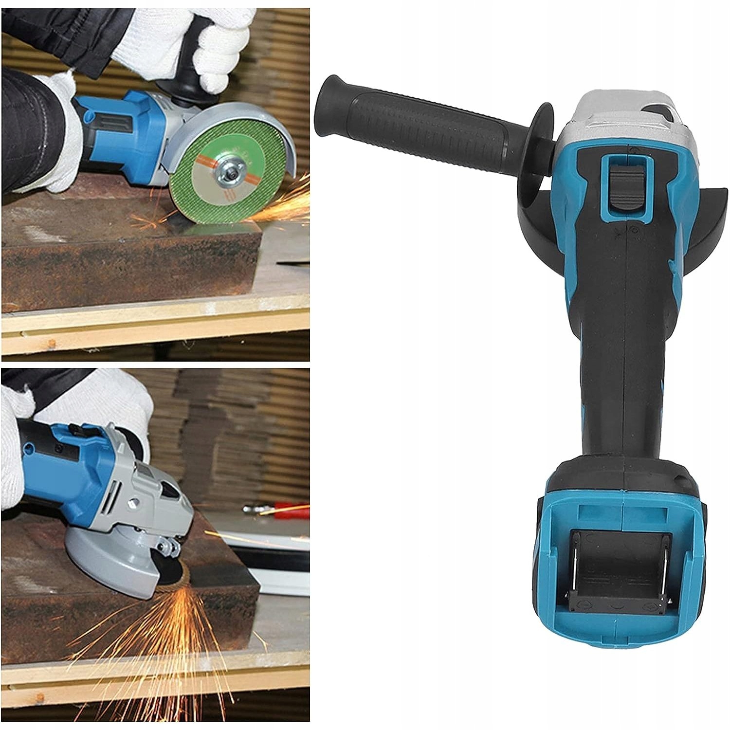 SZLIFIERKA KĄTOWA POTĘŻNA MOC Z PODWÓJNYMI UCHWYTAMI 125MM 1000W Kod producenta SZLIFIERKA KĄTOWA