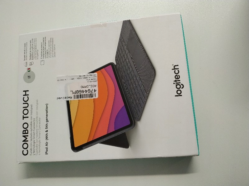 ETUI Z KLAWIATURĄ LOGITECH COMBO TOUCH IPAD AIR Źródło zasilania Dok