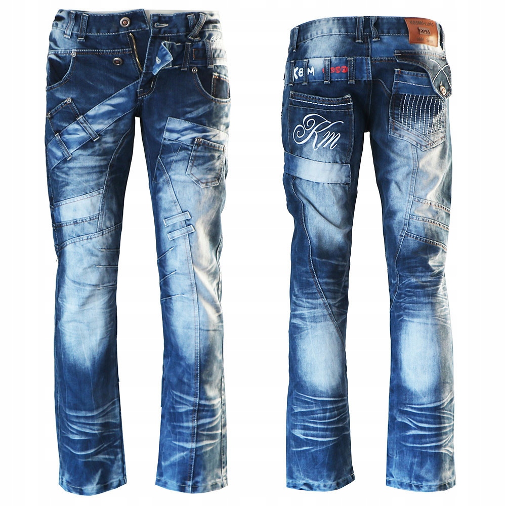 Kosmo Lupo nohavice pánske KM030 džínsy jeans 33 jeans