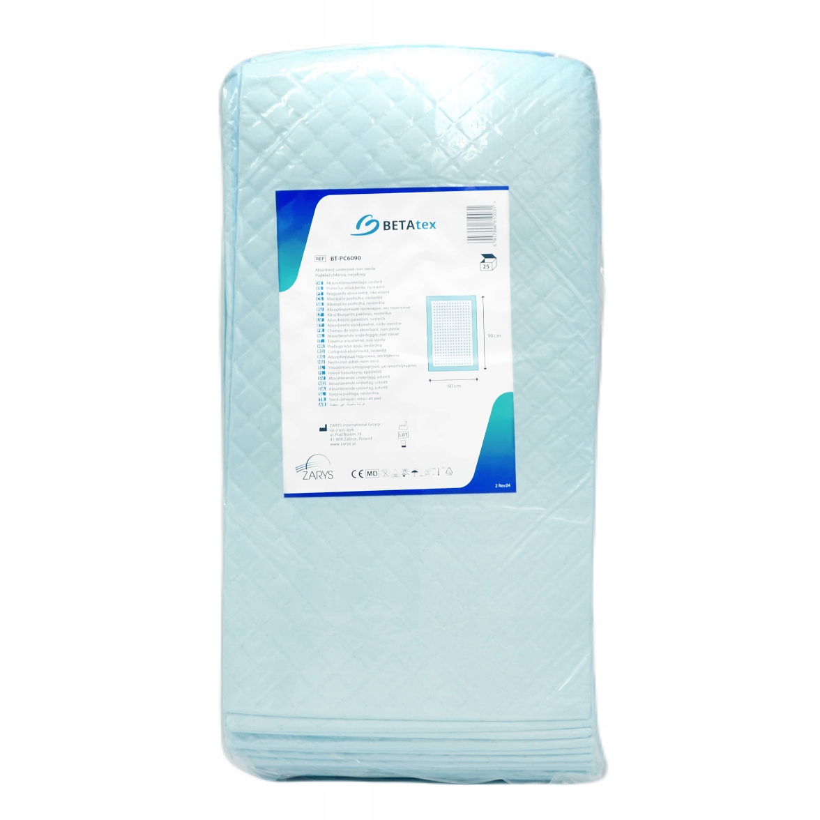 Podkłady chłonny nieprzemakalny mata 60x90cm x 100 EAN (GTIN) 5907996810031