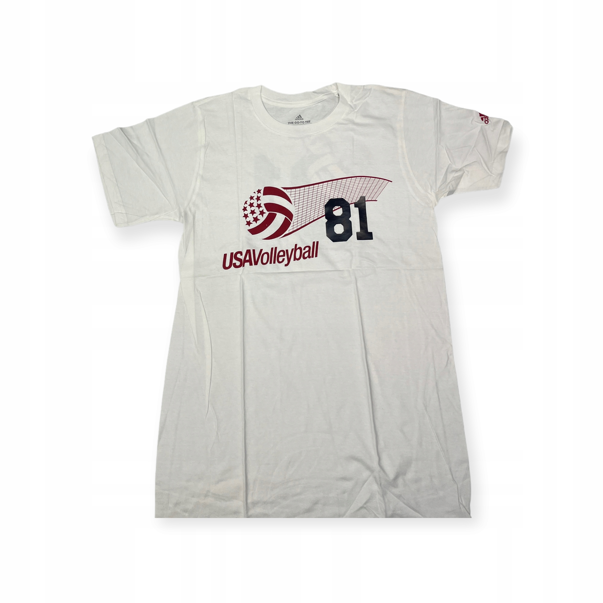 Koszulka męska biała ADIDAS VOLLEYBALL USA S 81
