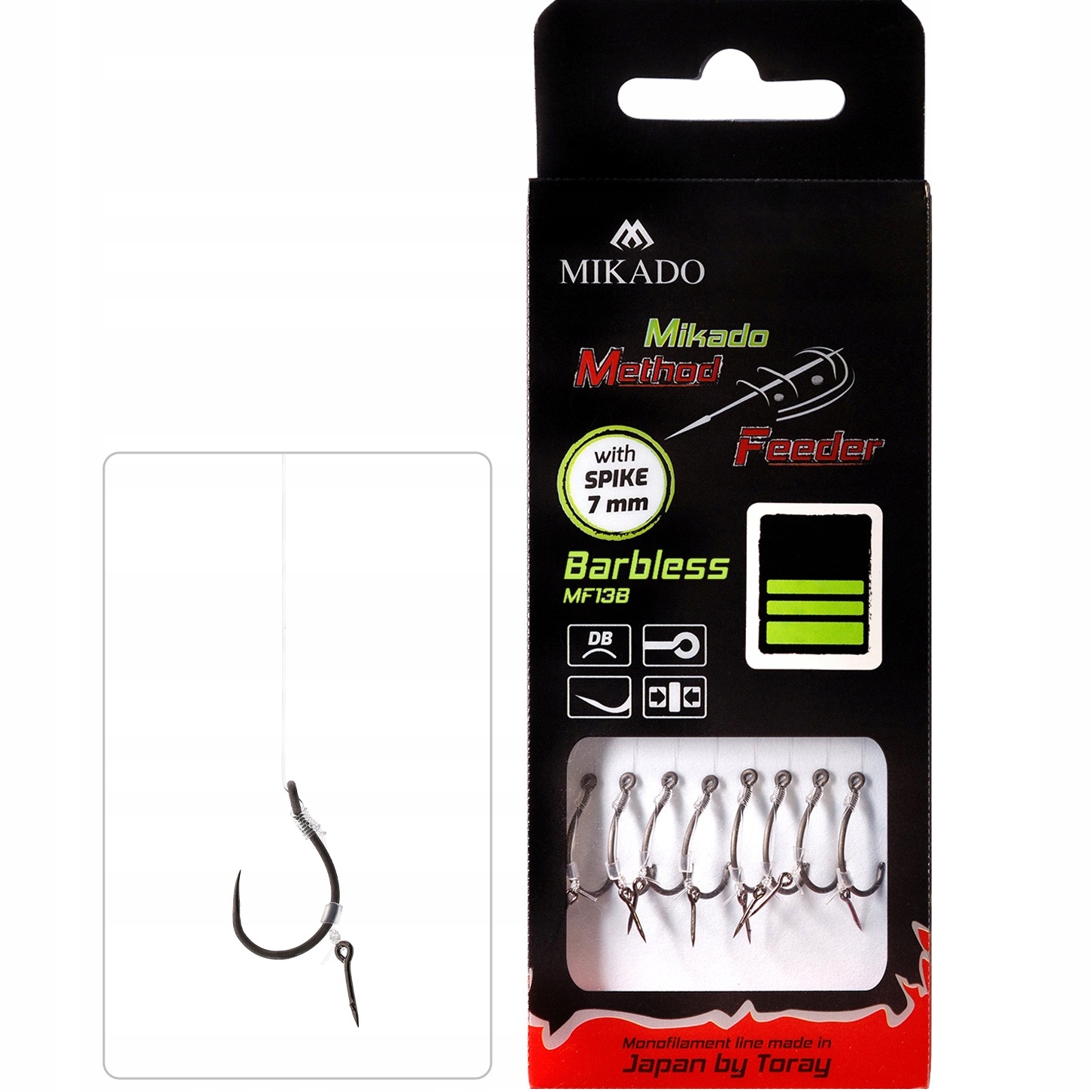 MIKADO PRZYPON DO METODY Z IGŁĄ I ŻYŁKĄ BEZZADZIOROWE NR 4 OPK 8 SZT