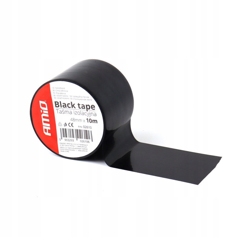 

Taśma Izolacyjna Izolacja Czarna Pcv 48MM x 10m