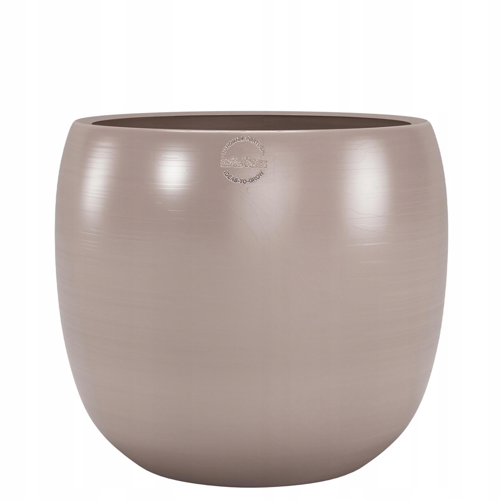 ceramiczne różowe doniczki ceramiczne Cibele 25/22 pudrowa osłonka z gliny