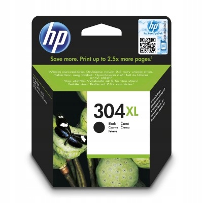 Hp 304XL Black Original Ink Cartridge, N9K08AE N9K08AE
