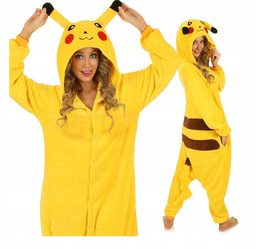 

Piżama, kombinezon, onesie pikachu rozm. XL