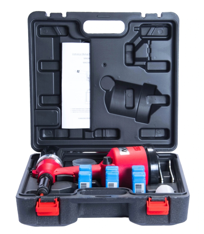 PNEUMATYCZNA NITOWNICA DO NITONAKRETEK M3 M12 SN12 Working Pressure 5 6 bar