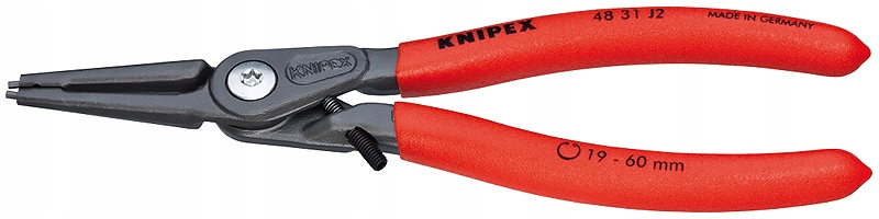 Přesné kleště na vnitřní pojistné kroužky 180 mm Knipex