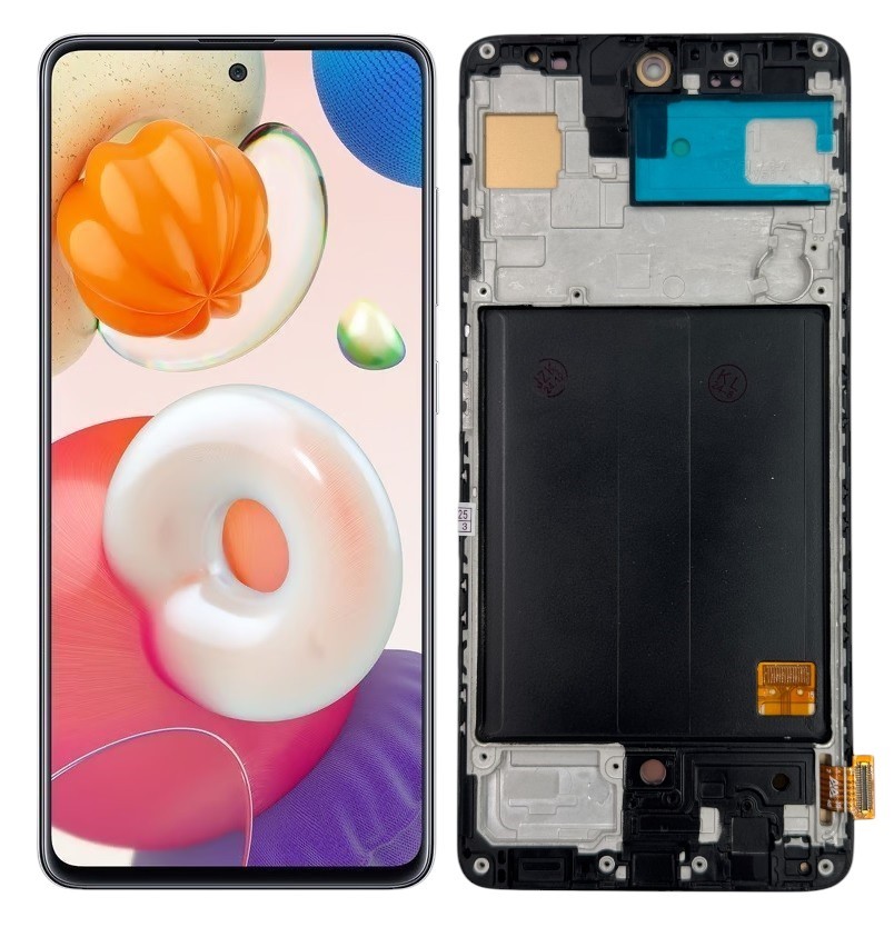 Displej Samsung Galaxy A51 Oled Rámeček Dotyk Premium