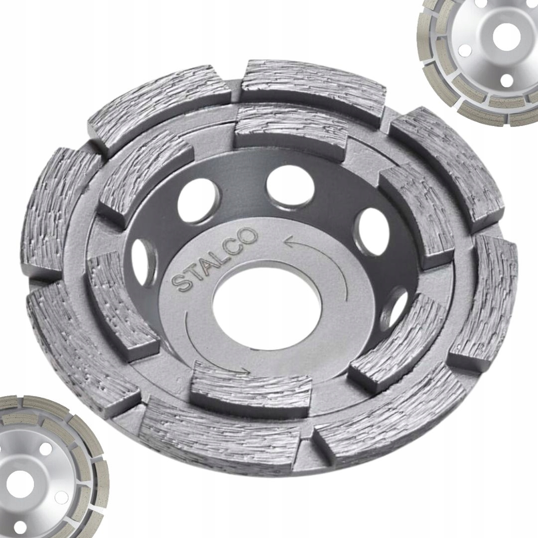 Stalco Diamantový kotouč hrncový 180 mm 2-řadý betonový kámen