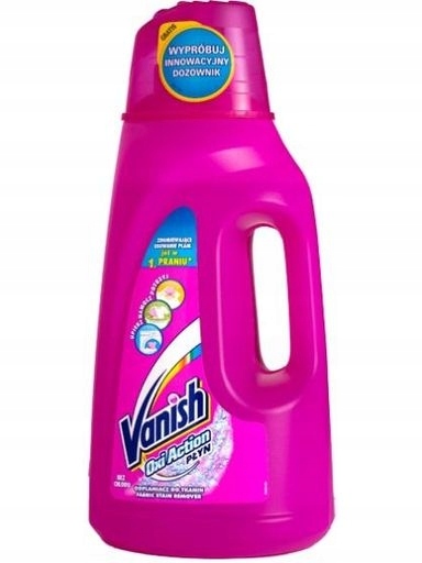 2x Vanish Oxi Action Pink Odstraňovač skvrn na barvu Tekutý 2 l