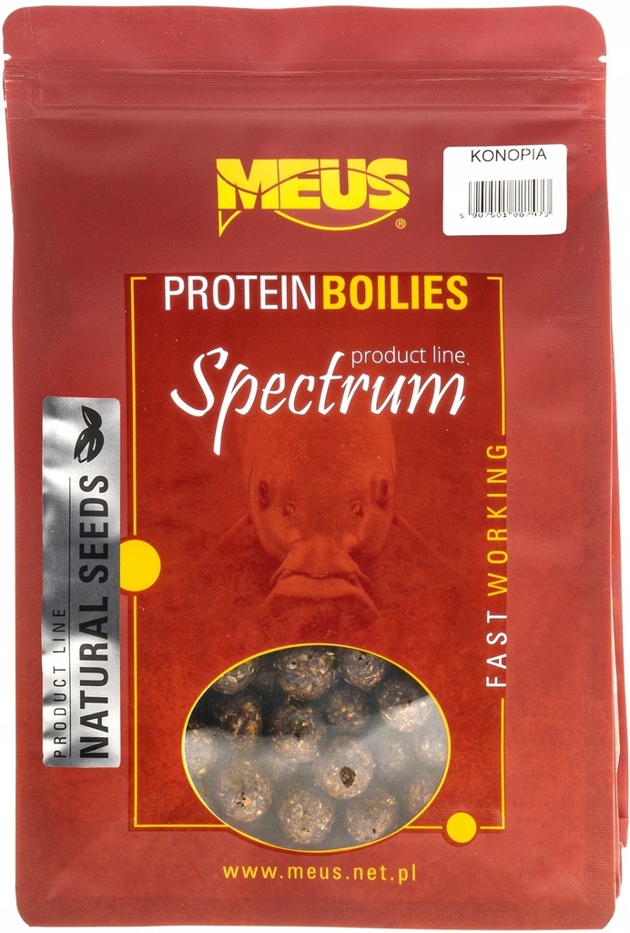 Kulki Zanętowe Meus Spectrum 18mm 1kg Konopia