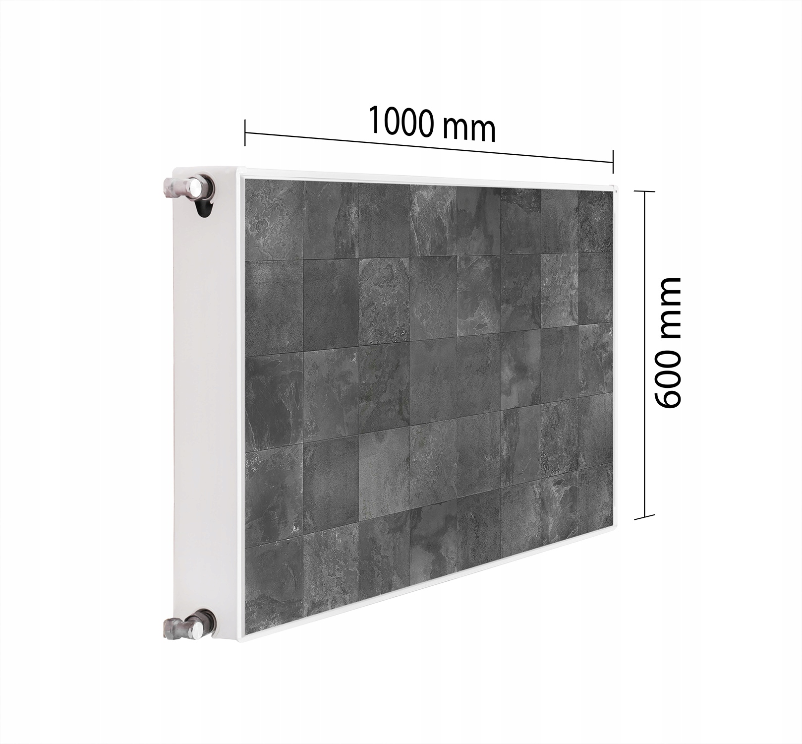 Kryt Na Radiátor Maskovač 100x60 Šedá Podložka Magnet