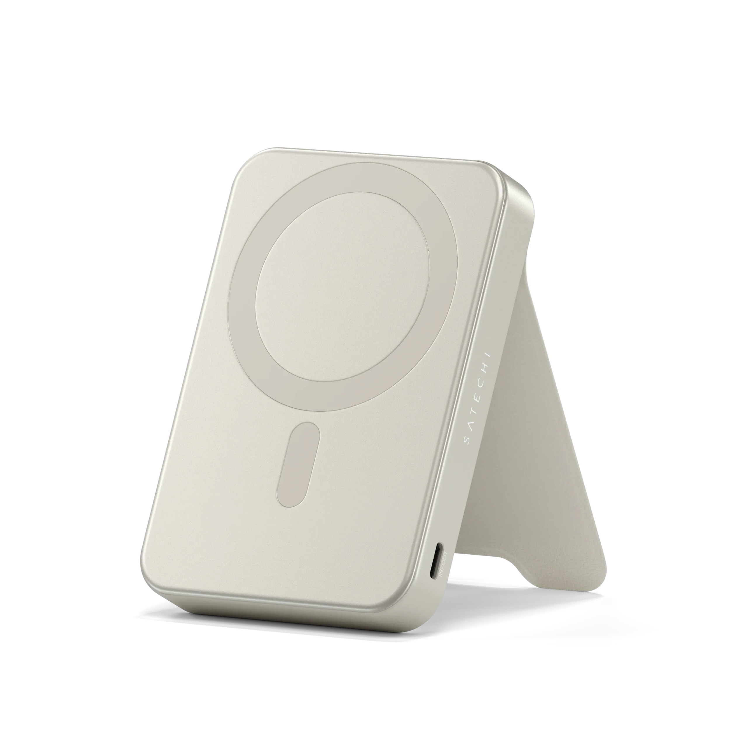Satechi Power Bank s podstavcom – magnetické nabíjanie 15W Qi2 10 000 mAh