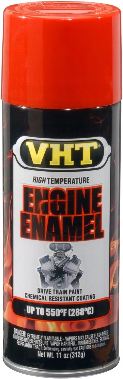 VHT123 ОРАНЖЕВЫЙ ЛАК ДЛЯ ДВИГАТЕЛЯ 288 ° C HARLEY