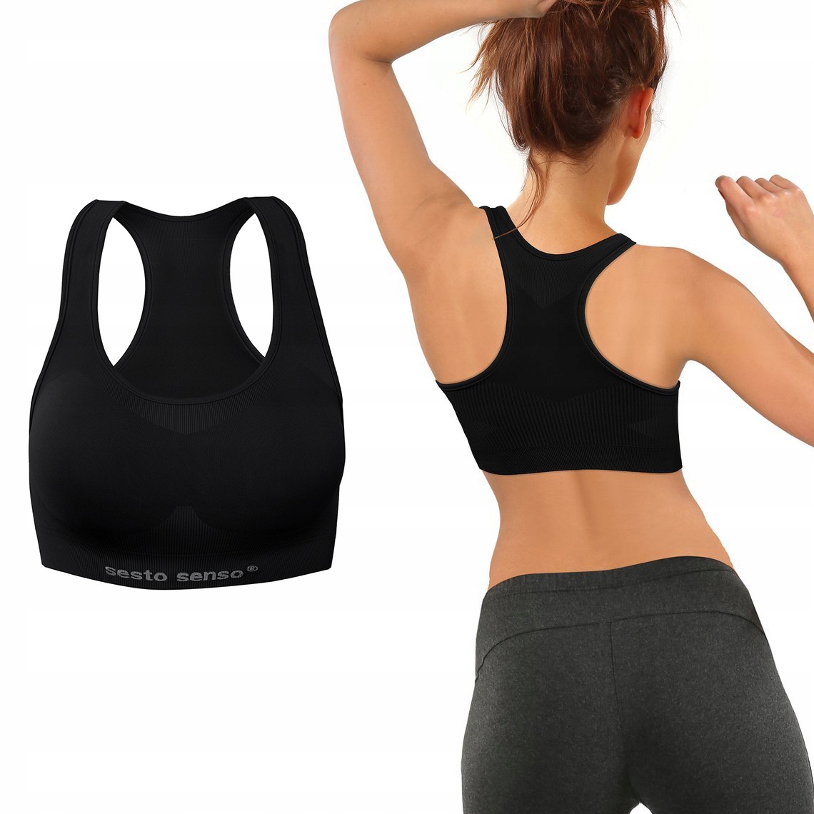 

Biustonosz Sportowy damski top Sesto Senso S/m