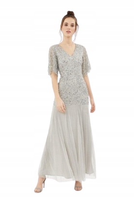 Coast Šaty Šedé Flitry 36 1Z1E2_B* 36 1_1