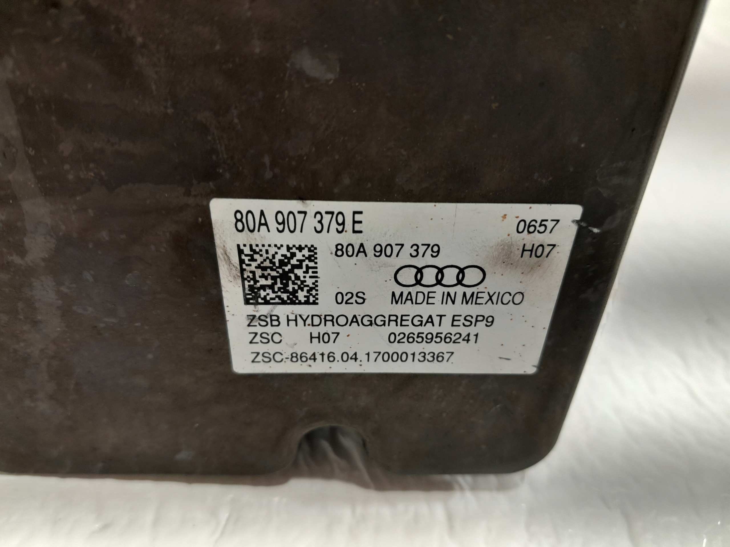 AUDI Q5 II 80A Servofreno ABS 80A907379E 80A614517E