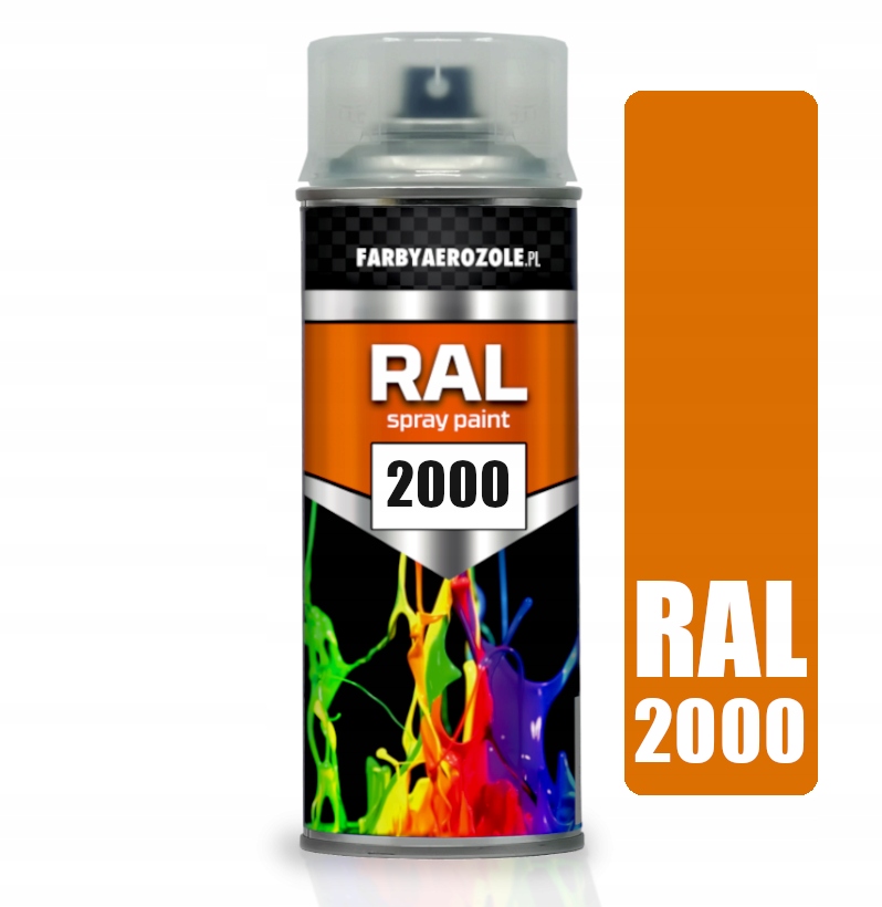 Lakier Spray Akrylowy Ral 2000 Yellow Orange Połysk 400ml