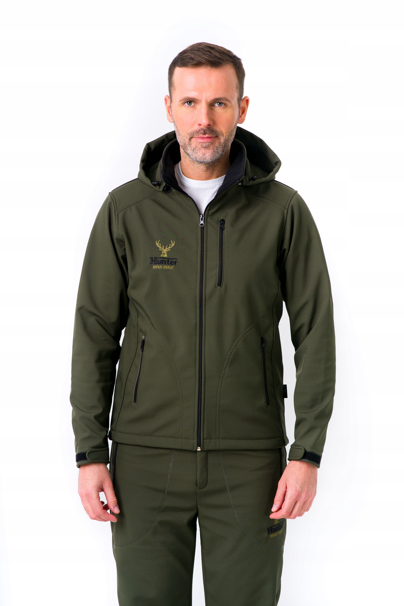 KOMPLET NA POLOWANIE HUNTER KURTKA + KAMIZELKA XXL Marka inna