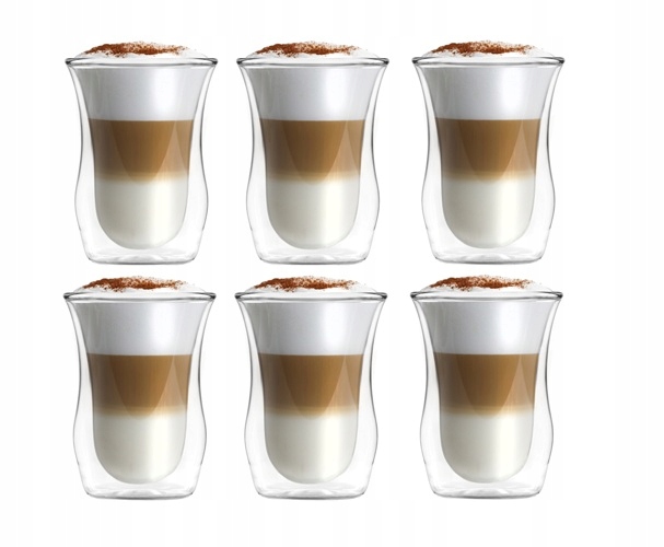 

Komplet 6 Szklanek 2 Ścianki Vita 300ML Vialli