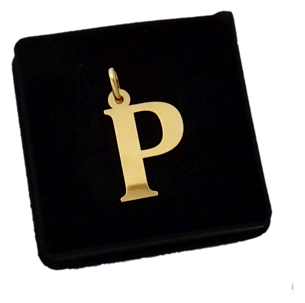 

Złota Literka "p" Duża Super Wzór Pr 585
