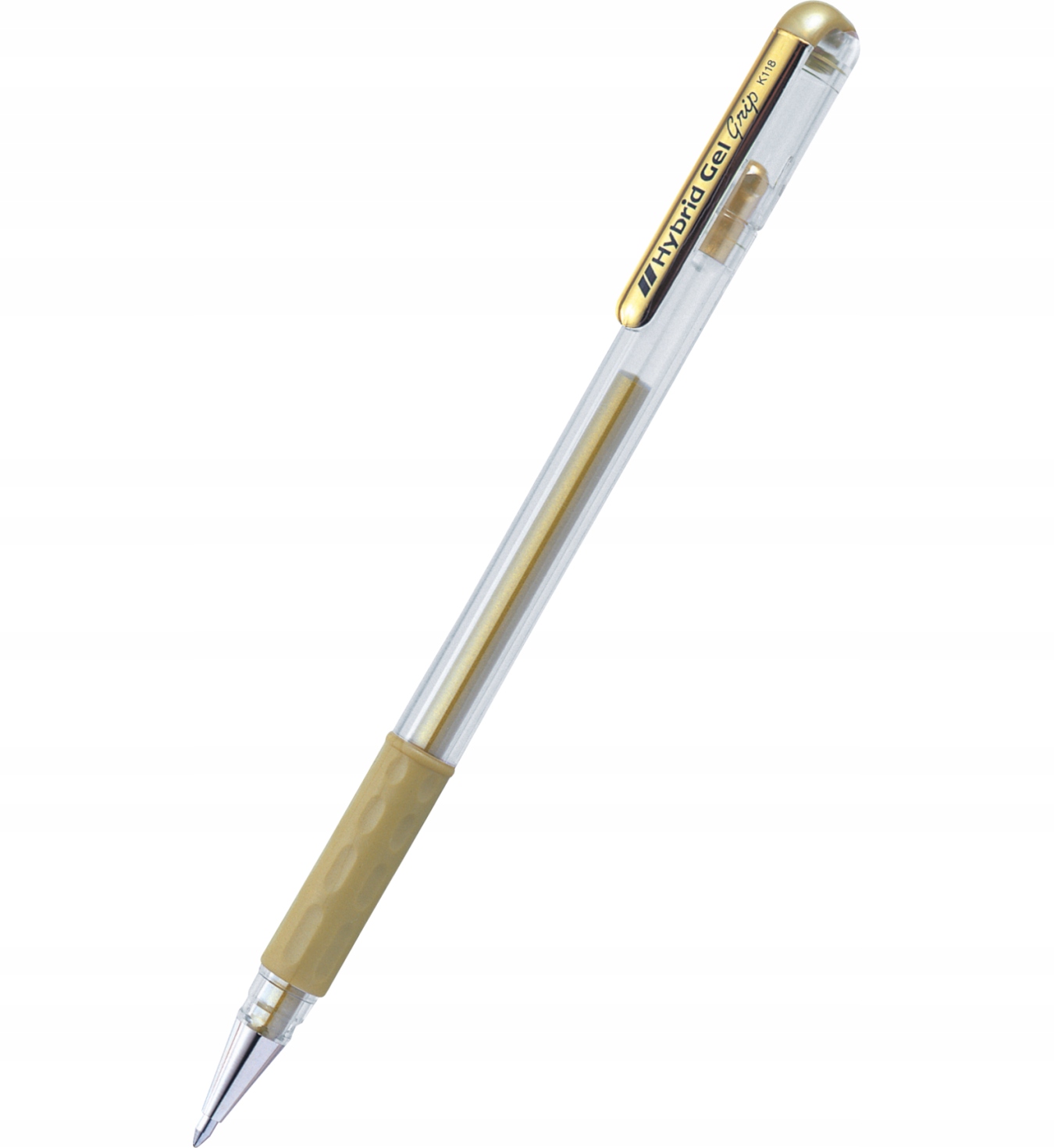 

Długopis żelowy Pentel Hybrid Gel Grip złoty