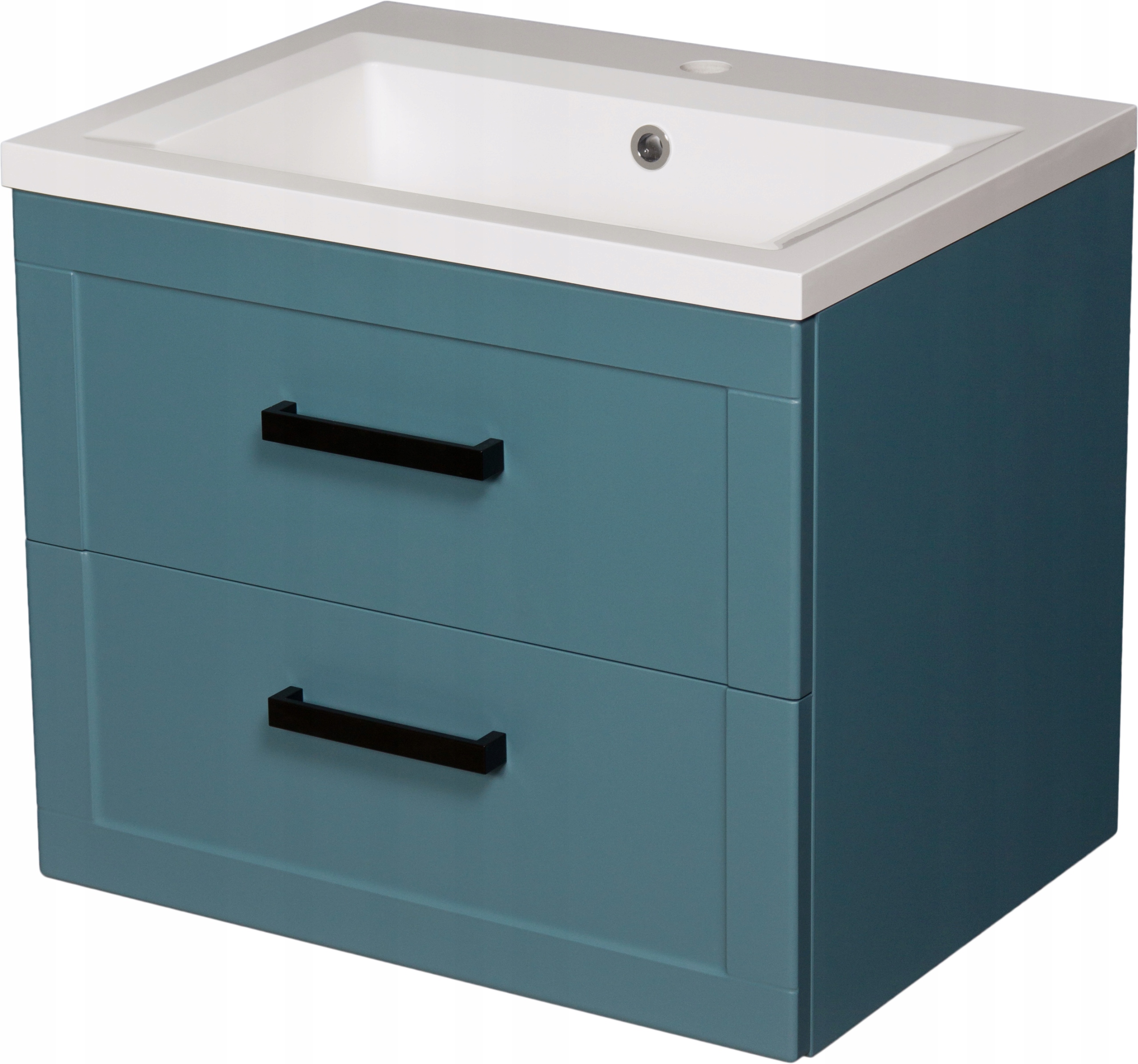 MEIVA meble łazienk niebieska szafka + umywalka 60