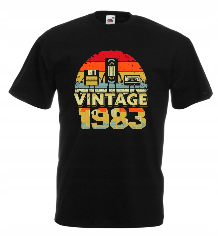 

Koszulka męska Vintage 40 Urodziny 1983 M