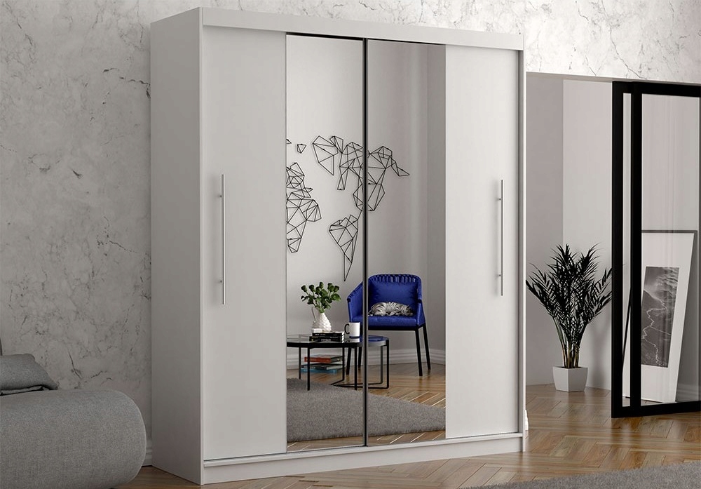 Szafa Przesuwna Z LUSTREM RICO PRO+ 200 + PÓŁKI kolory PRODUCENT Kod producenta a