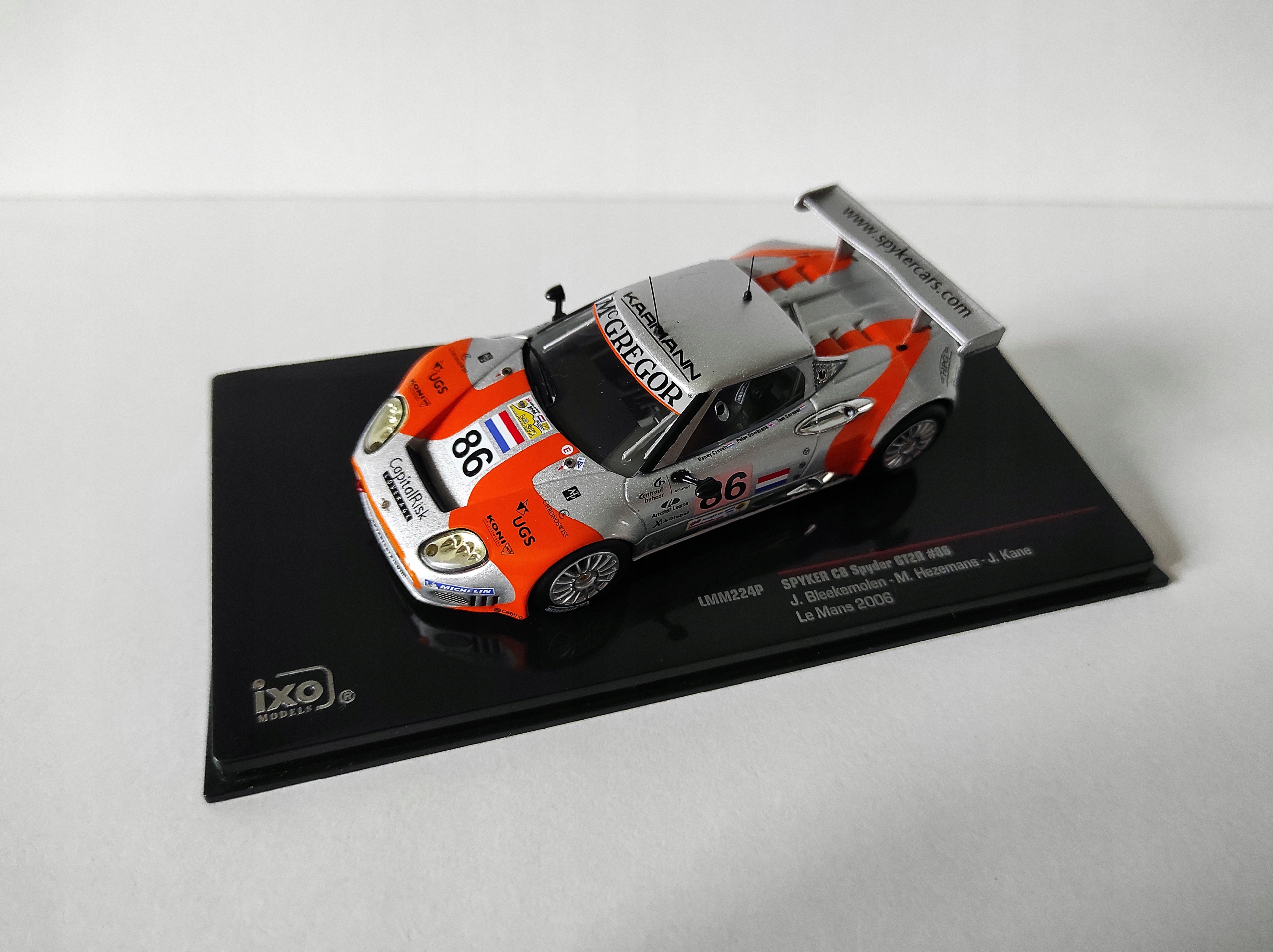 Spyker C8 Spyder GT2R N85 Le Mans 2006 Ixo 1:43