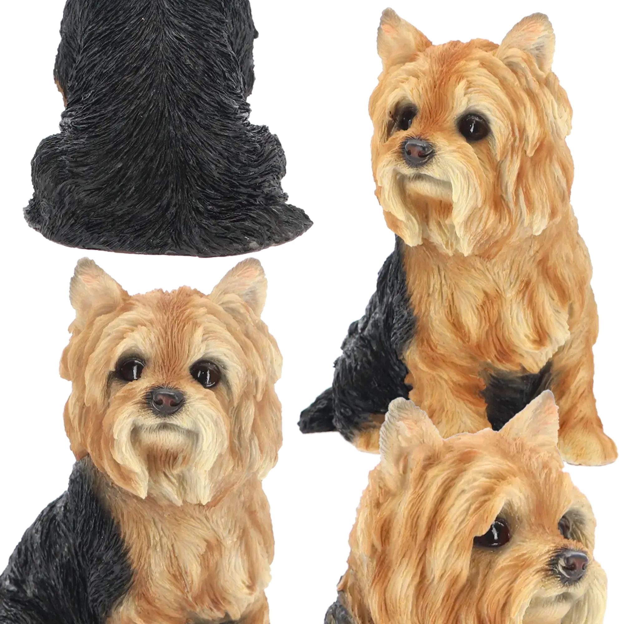 Zahradní Figurka york Pejsek 21 cm dekorace do zahrady ozdoba Terasa odolná