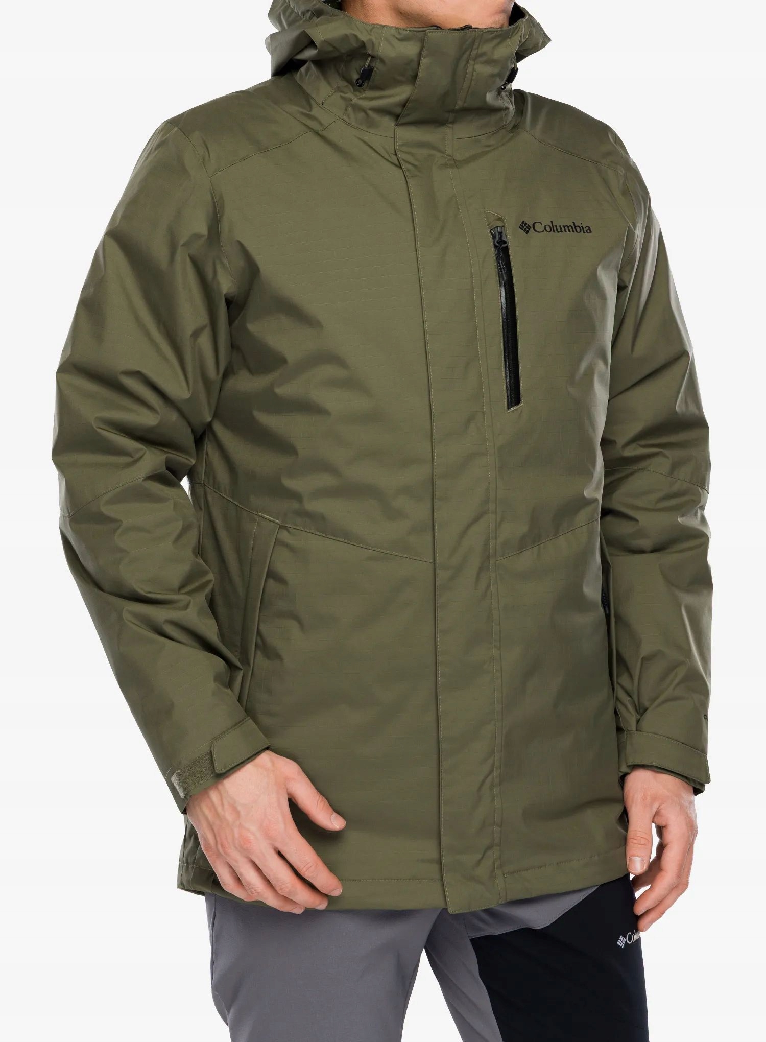 Bunda 3v1 Columbia Oak Harbor Interchange Jacket stone green L