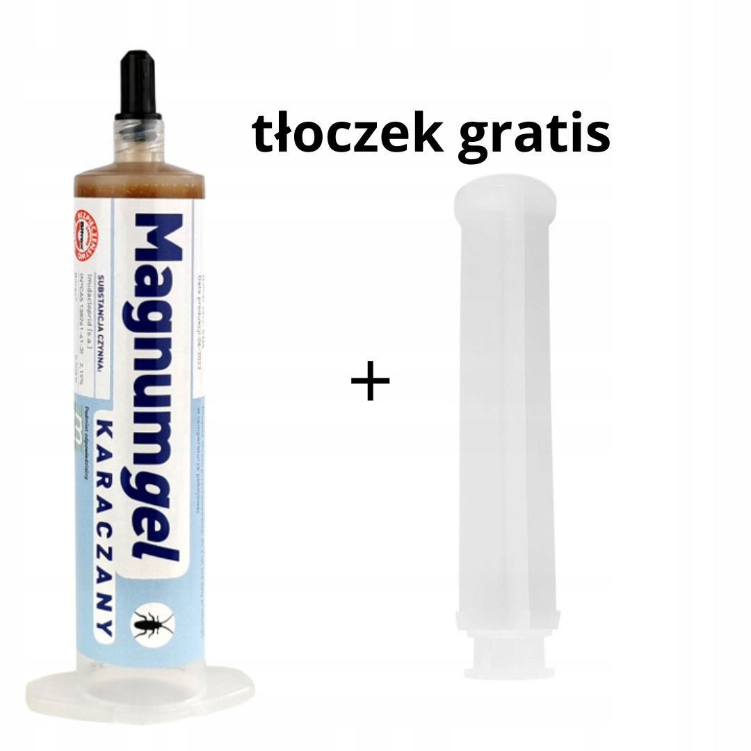 Żel Na Karaluchy Prusaki Karaczany Środek Owadobójczy Tłoczek Magnum