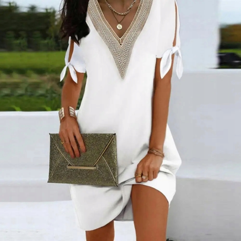 ELEGANCKA SUKIENKA DAMSKA BAWEŁNIANA WIECZOROWA BIZNESOWA DO PRACY Płeć kobieta