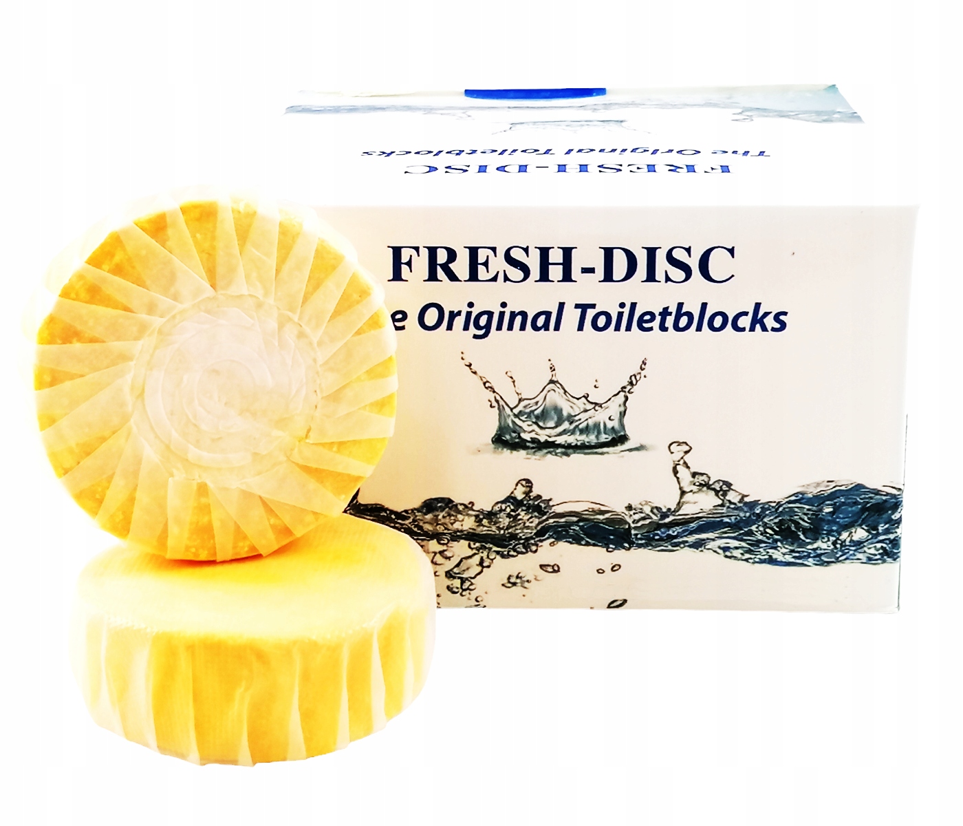 Levně Wc kostky Fresh-disc Yellow 12 kusů jsou vhodné pro stojany Grohe Geberit Tece