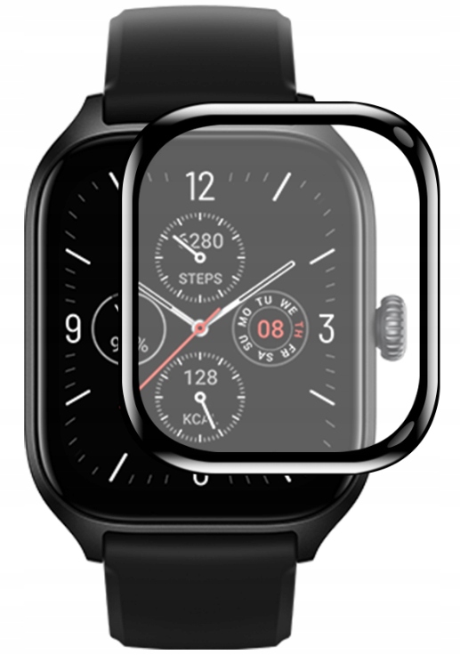 

Szkło Hybrydowe 3D 7H do Xiaomi Amazfit Gts 4