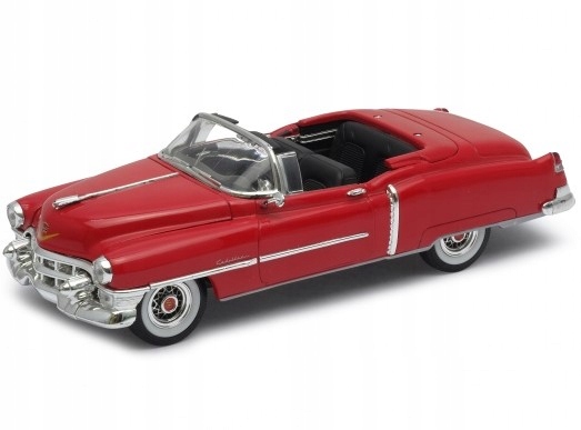 Cadillac Eldorado open top 1953 1:24 Welly červená