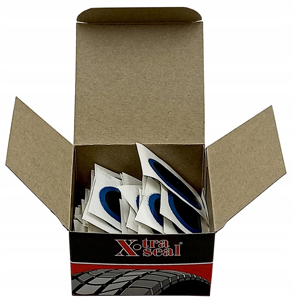 Łatka łatki wkład do naprawy przebić dętki dętek roweru hulajnogi 28x42mm Kod producenta 1-11-672