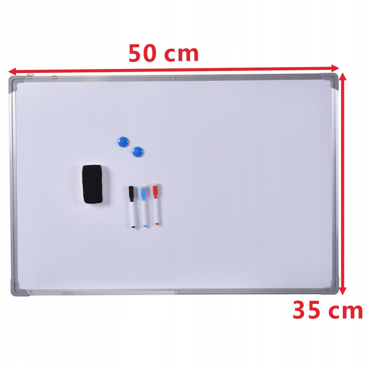 BIAŁA TABLICA MAGNETYCZNA SUCHOŚCIERALNA 50x35 cm Kod producenta ST39498