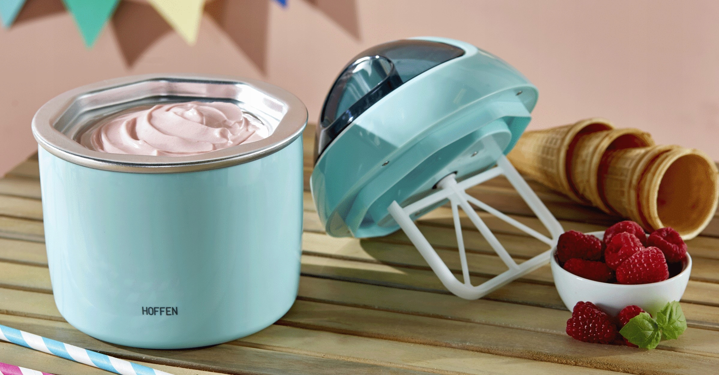 Maszyna URZĄDZENIE DO LODÓW Hoffen Lodziarka Model ICM-1378