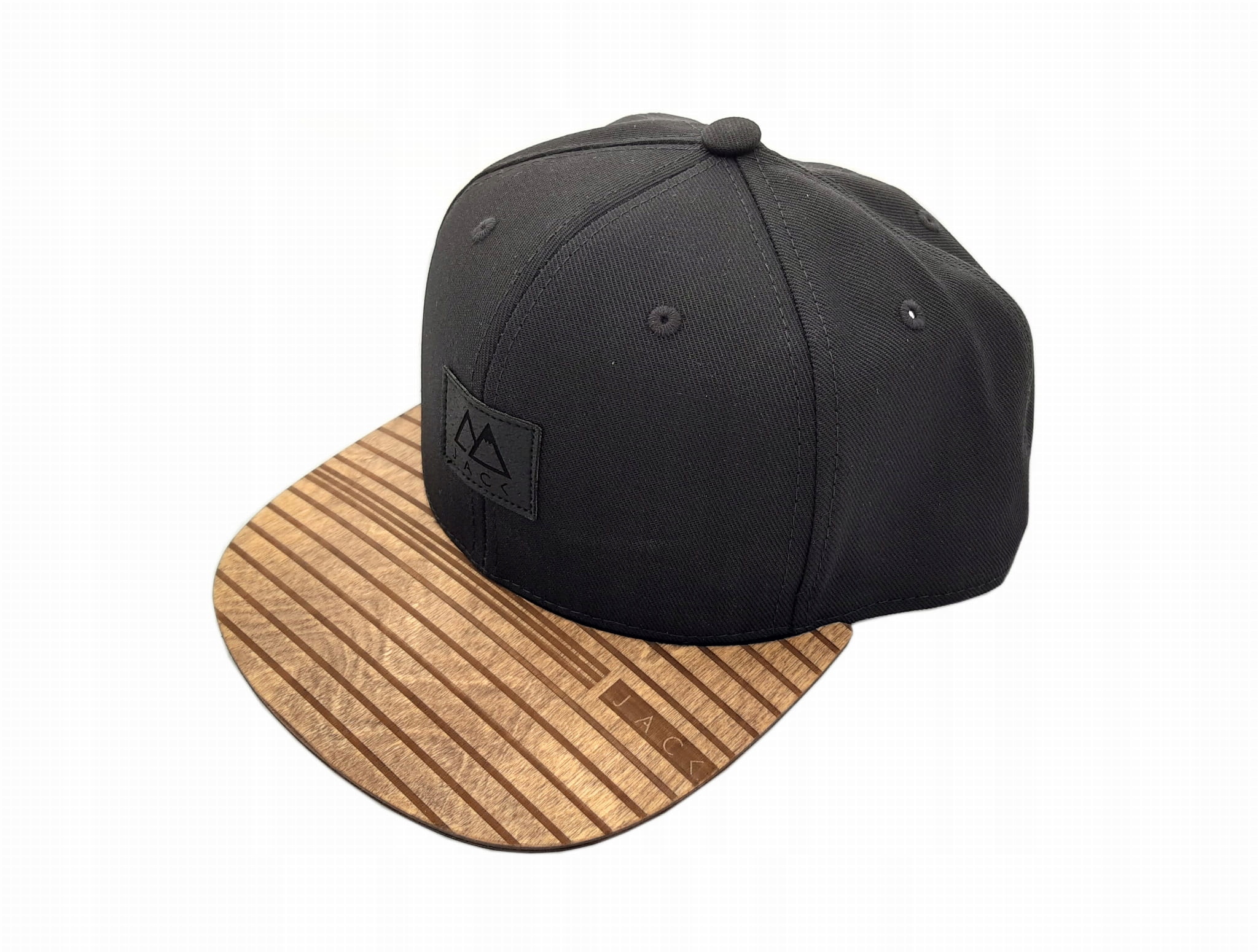 

Czapka z drewnianym daszkiem Snapback Stripes pal