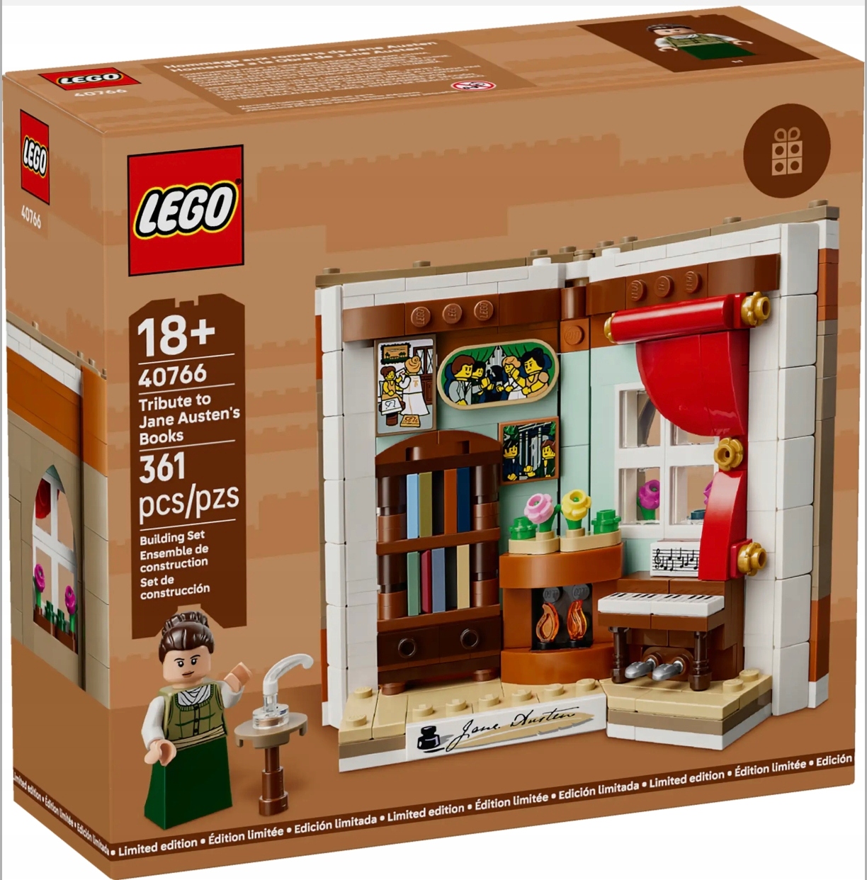 Lego 40766 Pocta knihám Jane Austenové