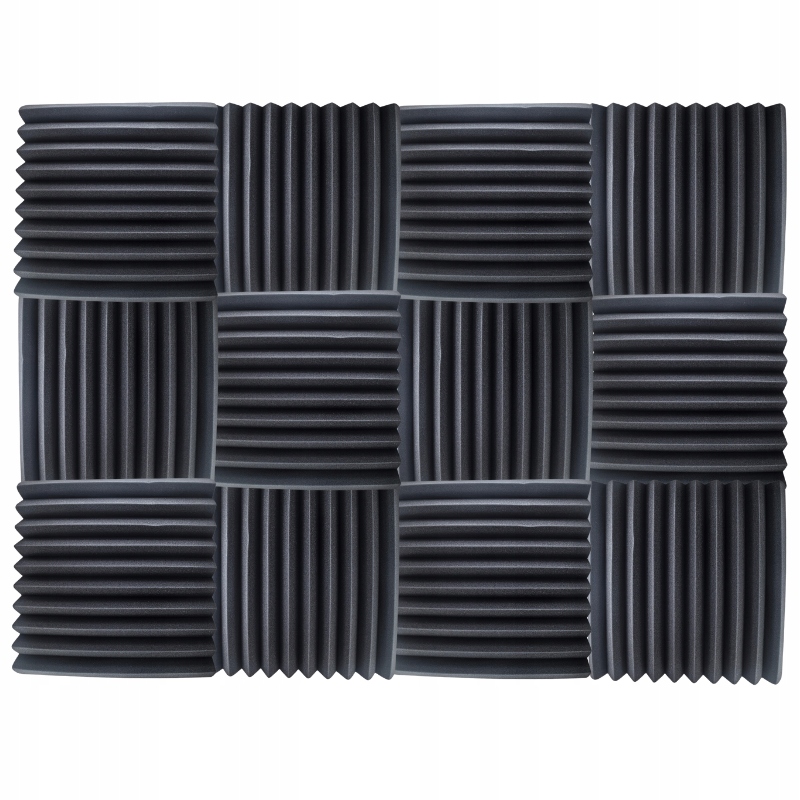 Akustické Samolepicí Odhlučňovací Panely 50x50x5 Set 12 Ks 7 Barev